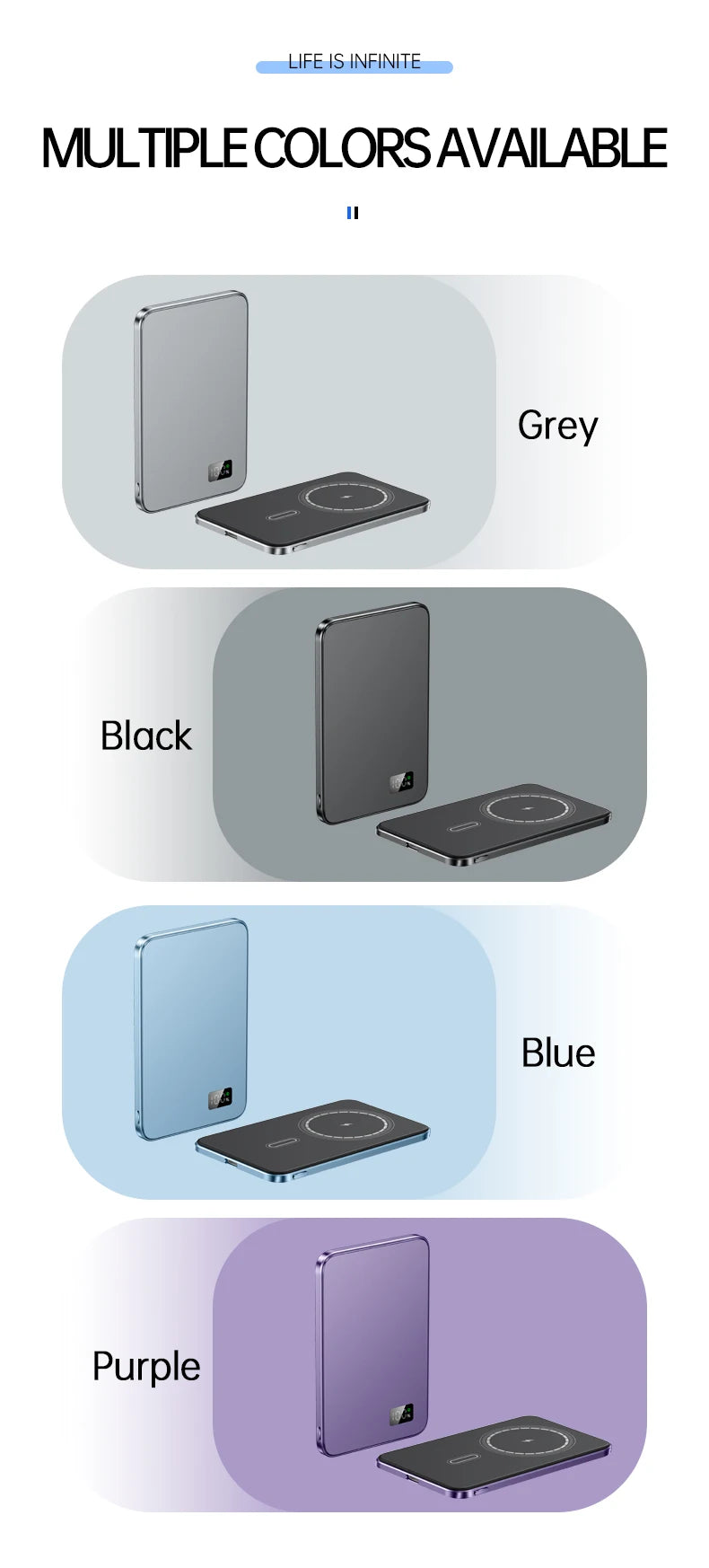 Ultra-Thin Magnetic Wireless power bank