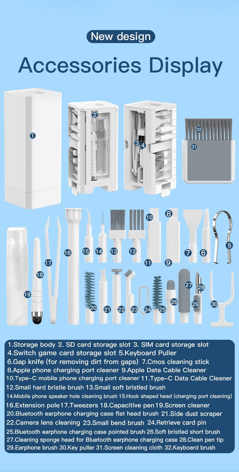 32in1 Multi-Functional Cleaning Kit