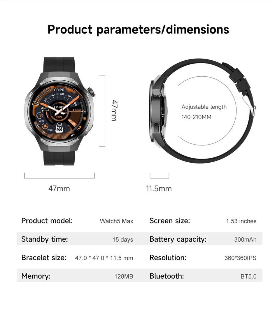 GT5 Pro Smart Watch