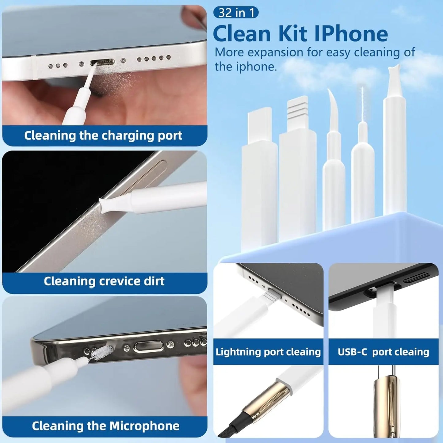 32in1 Multi-Functional Cleaning Kit