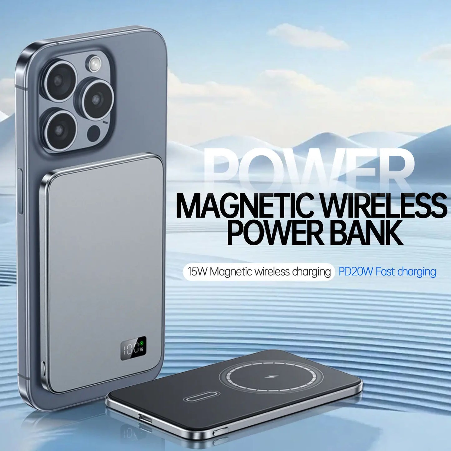 Ultra-Thin Magnetic Wireless power bank